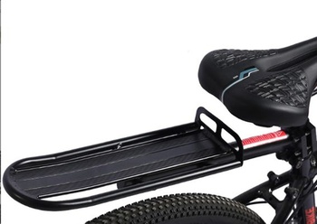 Nosič batožiny na bicykel, maximálna nosnosť 15 kg, nastaviteľný nosič batožiny zo zliatiny hliníka,