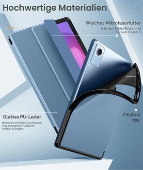 Pouzdro MoKo pro Lenovo Idea Tab 11 2025 s držákem na pero, polární modrá Lenovo Idea Tab 11 2025