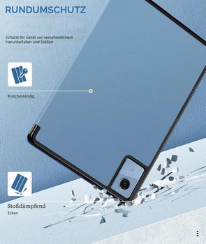 Pouzdro MoKo pro Lenovo Idea Tab 11 2025 s držákem na pero, polární modrá Lenovo Idea Tab 11 2025