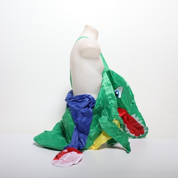 Kostým AOOWU Dino, 3 kusy nafukovacieho kostýmu dinosaura, kostým dospelého dinosaura, vtipné