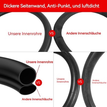 Duše 16x1,75/2,125, balení po 2 kusech, s ventilkem Schrader AV32mm