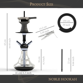 Cestovná vodná fajka NOBLE HOOKAH