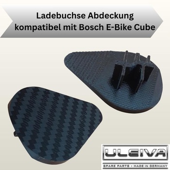 2x kryt nabíjacieho portu kompatibilný s Bosch E-Bike Cube Carbon Design