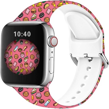 Športové mäkké silikónové remienky kompatibilné s Apple Watch 49mm / Ultra 46mm 45mm 44mm 42mm 41mm