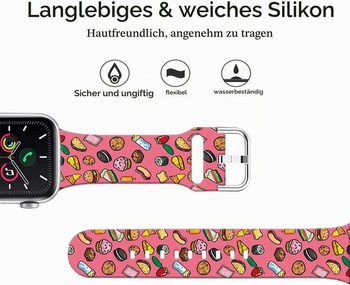 Sportovní měkké silikonové řemínky kompatibilní s Apple Watch 49mm / Ultra 46mm 45mm 44mm 42mm 41mm