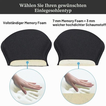 Vložky do topánok Endoto z pamäťovej peny pre Skechers, šedé, dámske, veľkosť 38 EU