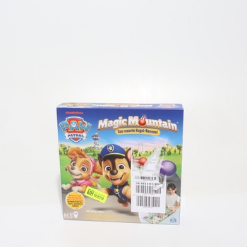 Spin Master Games – Tlapková patrola: Čarovná hora, stolová hra s guličkovými závodmi, založená na