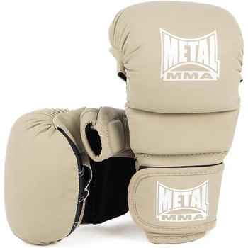 MMA rukavice Metal Boxe, béžové, veľ.