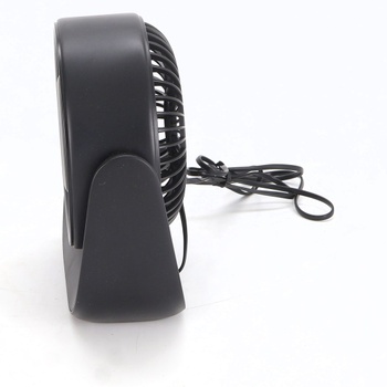 Stolný ventilátor Warmco s USB a dotykovým ovládaním (len USB prevádzka), malý ventilátor, konektory