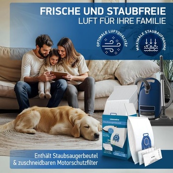 10 sáčků do vysavače kompatibilních s modely Miele Complete C3/Complete C2/Classic