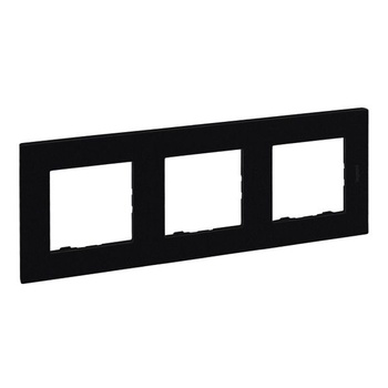 Legrand 398277 Trojitý rámeček ze série Niloé Step, pro kompostovatelnou instalaci, antracit