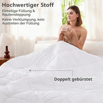 Prikrývka CozyLux 2ks, biele