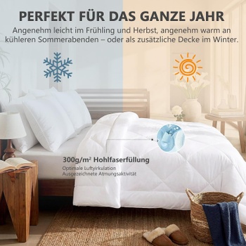 Prikrývka CozyLux 2ks, biele