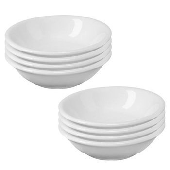 Westmark 8 keramických hrncov/servírovacích tanierov, okrúhle, malé, rozmery: ø 7 x 2 cm, keramika,