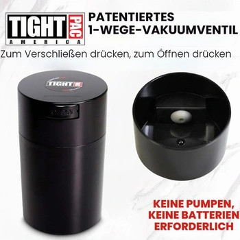 Tightvac 28,3 g až 170,1 g - Patentovaná vzduchotěsná nádoba | Víceúčelová vakuová nádoba slouží