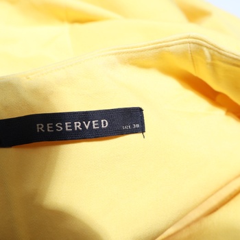 Šaty Reserved žlté veľ. 38
