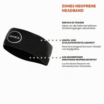 ZONE3 - Neoprénová čelenka | Unisex pre dospelých | Teplo a pohodlie v studenej vode