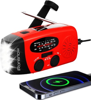 Núdzové solárne rádio IRonsnow IR-088