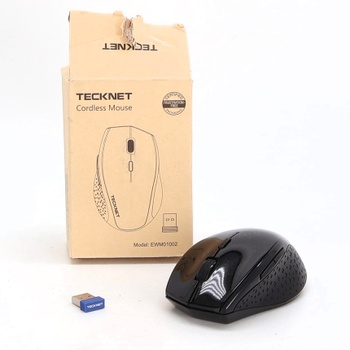Bezdrôtová myš TECKNET, 4800 DPI 2.4G bezdrôtová myš s USB prijímačom, výdrž batérie 30 mesiacov,