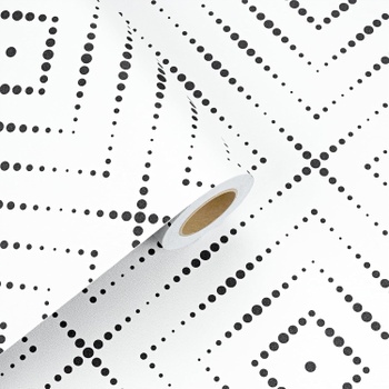 Samolepiace fólie biela tapeta do obývacej izby spálňa vzor 44,5x260 cm biely vzor