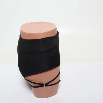 GORGLITTER Dámské letní kraťasy s vysokým pasem, moderní mini kraťasy s křížovým detailem, super