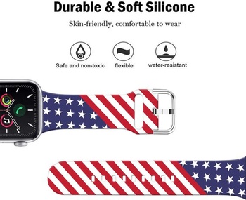 Športové mäkké silikónové remienky kompatibilné s Apple Watch 49mm / Ultra 46mm 45mm 44mm 42mm 41mm