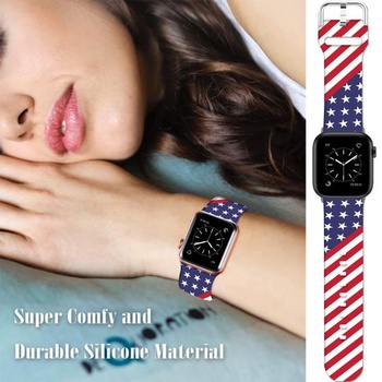 Športové mäkké silikónové remienky kompatibilné s Apple Watch 49mm / Ultra 46mm 45mm 44mm 42mm 41mm