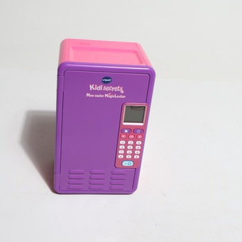 VTECH - KidiSecrets, My MagicLocker skrinka, fialová a ružová, tajný trezor s kódom, reproduktor,
