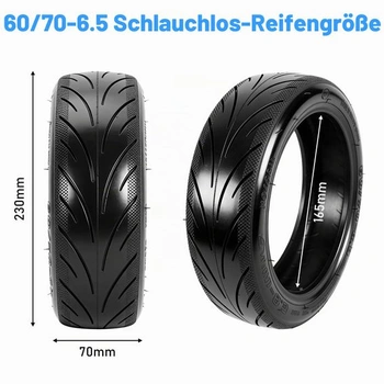 Pneumatiky pro elektrickou koloběžku 60/70-6,5, 10palcové bezdušové pneumatiky, náhradní pneumatiky