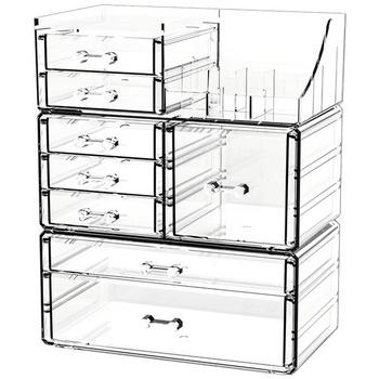 Priehľadný organizér na make-up Cq acrylic