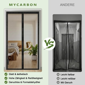Sieť proti hmyzu Mycarbon 100 × 220 cm čierna