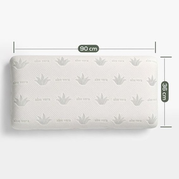 Vankúš z pamäťovej peny Utopia Bedding 90x36x13 cm, vankúš na oporu krku