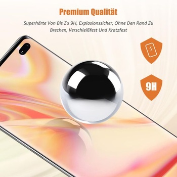 Ochranné tvrdené sklo Carantee pre Samsung Galaxy S10 Plus (balenie 2 ks)
