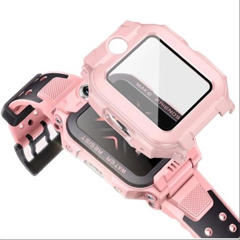 Pouzdro GIOPUEY kompatibilní s imoo Watch Phone Z7, ochranné sklo + pevný plastový rám, 360°