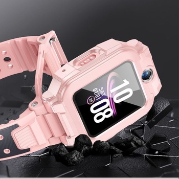 Puzdro GIOPUEY kompatibilné s imoo Watch Phone Z7, ochranné sklo + pevný plastový rám, 360 °