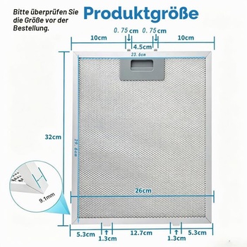 3 filtre do digestora Dilireba Cooker Hood