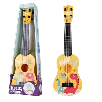 42cm dětská kytara se 4 nastavitelnými strunami, ukulele,…