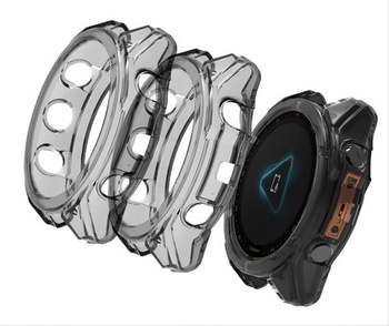 Puzdro GIOPUEY kompatibilné s Garmin Fenix ​​8 51mm AMOLED, [2 ks] Mäkké TPU, nárazuvzdorné