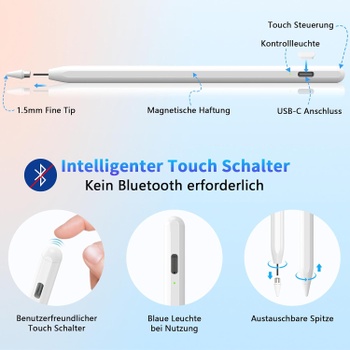 Stylus FuWang univerzálny okrem IPad biela