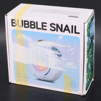 Dobíjací automatický bublifuk pre deti - 15 000 bublín/min, otočný o 90 ° / 360 ° a LED svetlo,