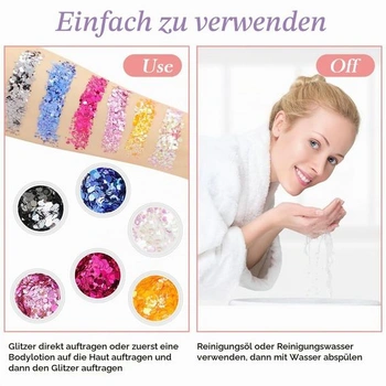 Festival Glitter Face #07, 12 barev Chunky Glitter 12 barev #07
