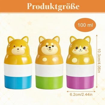 Foreverup 3ks aplikátor na opaľovací krém, 100ml plniteľný opaľovací roll-on