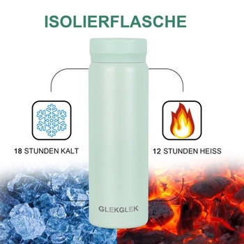 Mini termoska 280ml, dvojstenná, prenosná, mätová
