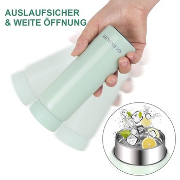 Mini termoska 280ml, dvojstenná, prenosná, mätová