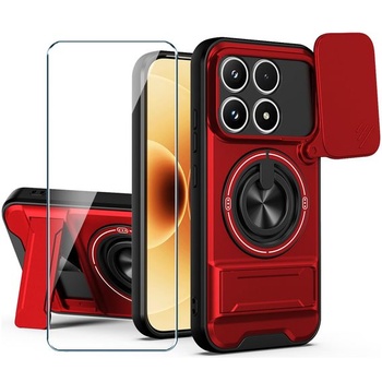 Červený kryt na telefón Xiangyun pre Xiaomi 17 vrátane 1 ochrannej fólie na displej