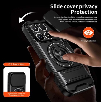 Červený kryt na telefon Xiangyun pro Xiaomi 17 včetně 1 ochranné fólie na displej