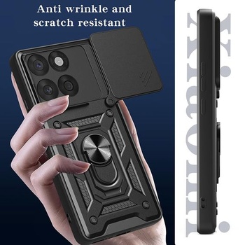 Puzdro pre Motorola Moto G57 Power/G57/G67 Power, ochranný kryt s nárazuvzdorným krytom objektívu,