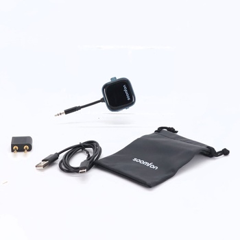 SOOMFON Bluetooth 5.3 vysielač s displejom, 2 v 1 Bluetooth vysielač/prijímač Splitter pre 2