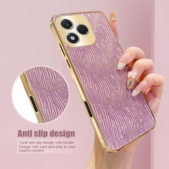 Púzdro na telefón pre Motorola Moto Edge 60 Fusion/Edge 60, kožené púzdro s módnou a lesklou