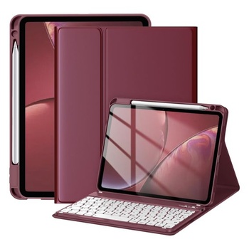 Puzdro Drivego s klávesnicou pre iPad Air 11 palcov M4 2026/M3 2025/M2 2024 vínové